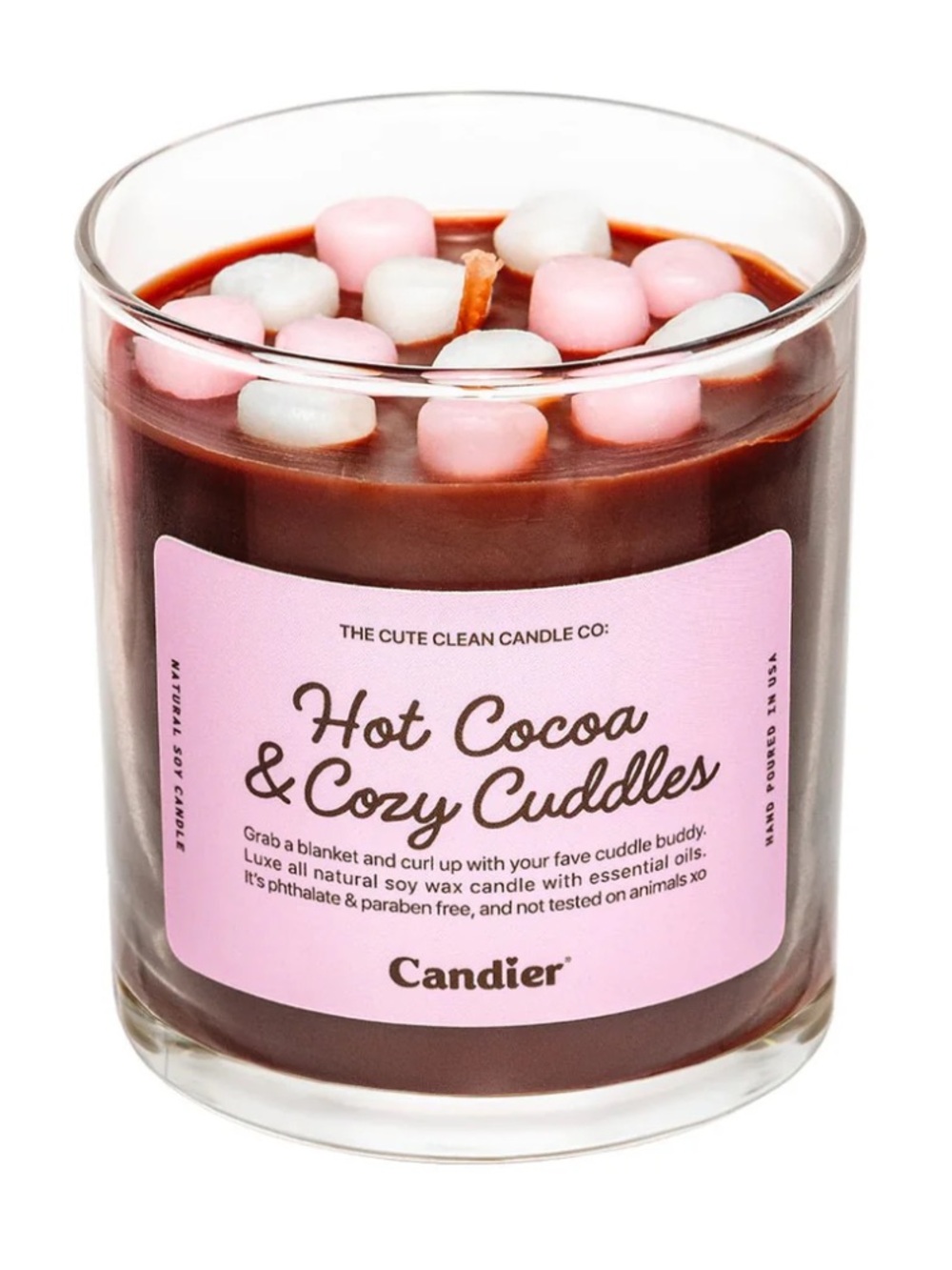 NEW Candier Hot Cocoa & Cozy Cuddles Candle Soy Wax 9 oz